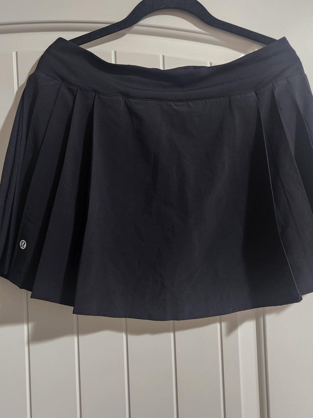 lululemon athletica Black Pleated Skater Skirt